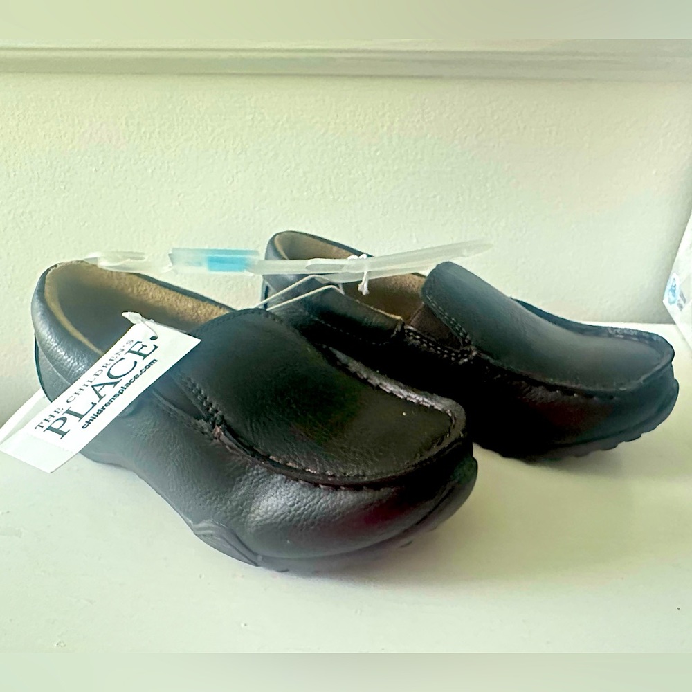 NWT carters black boys dress shoes